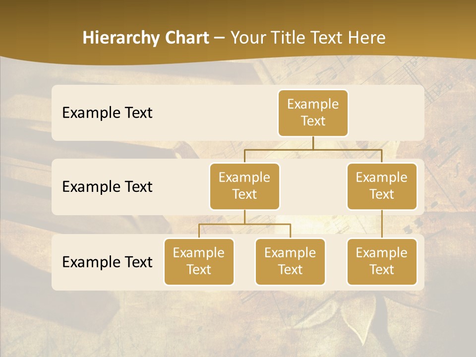 Melody Burnt Black PowerPoint Template