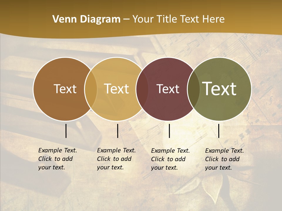 Melody Burnt Black PowerPoint Template