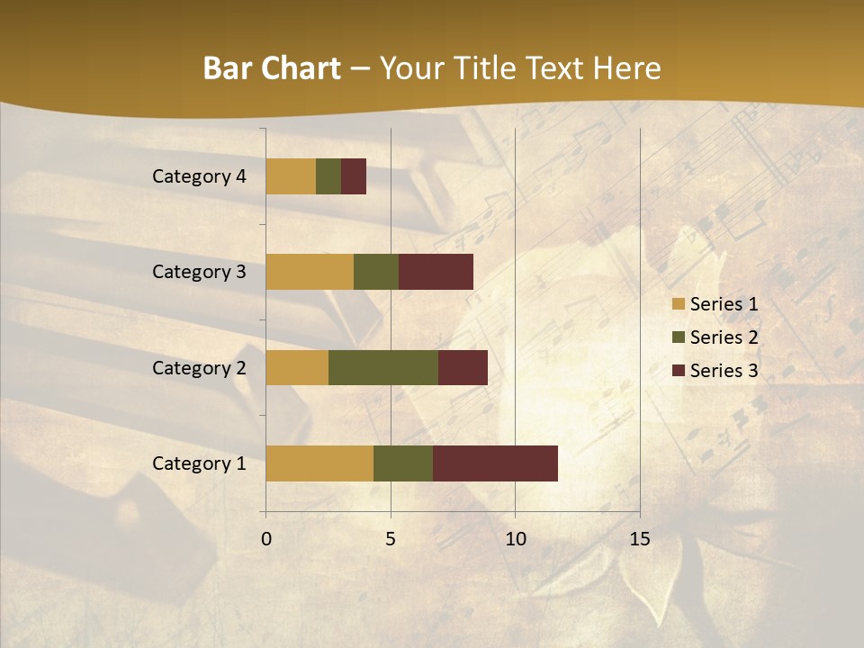 Melody Burnt Black PowerPoint Template