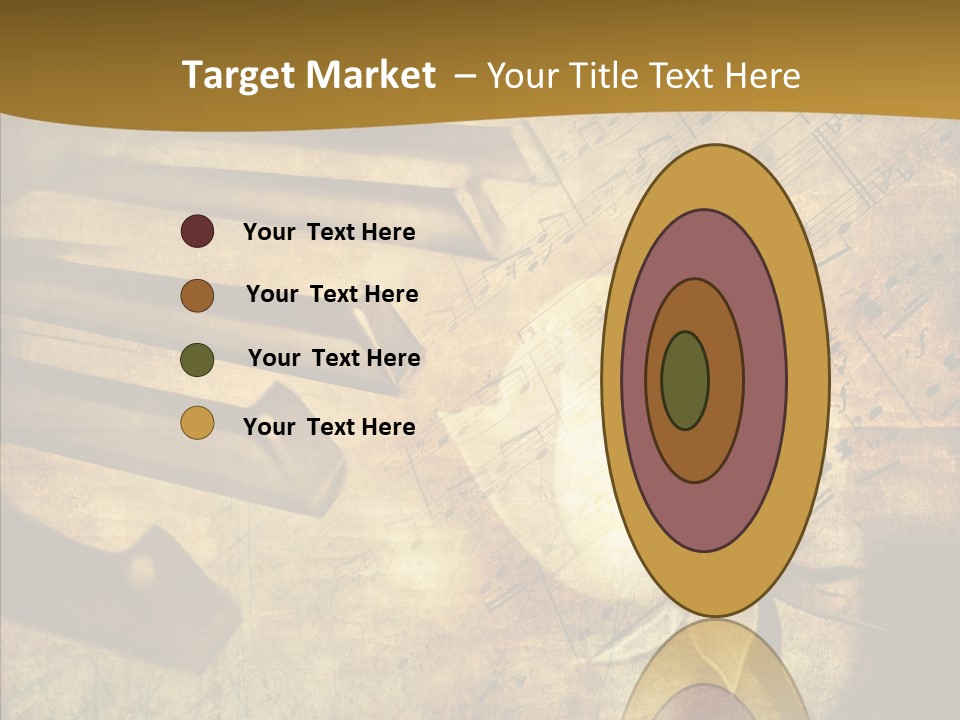 Melody Burnt Black PowerPoint Template