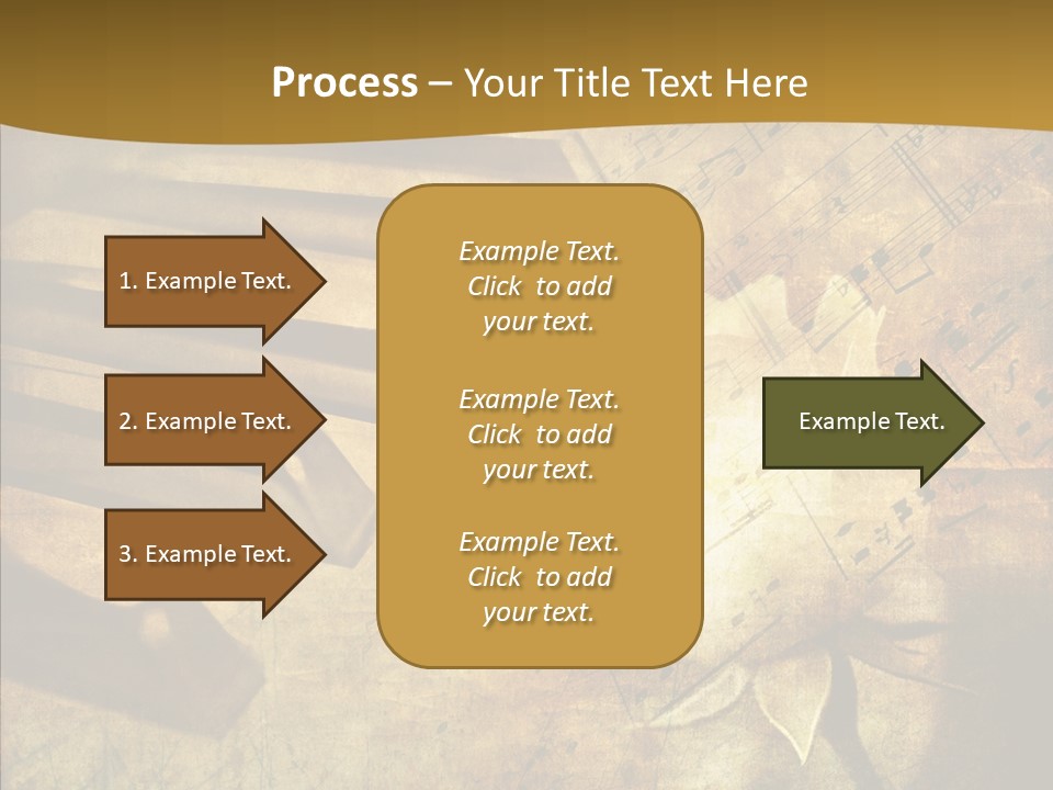 Melody Burnt Black PowerPoint Template