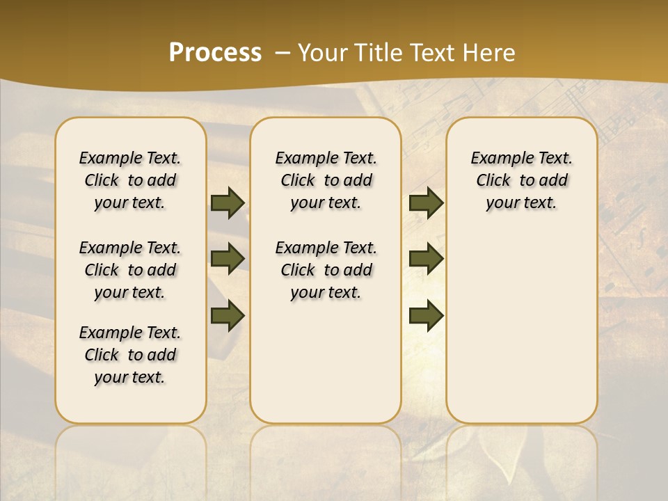 Melody Burnt Black PowerPoint Template