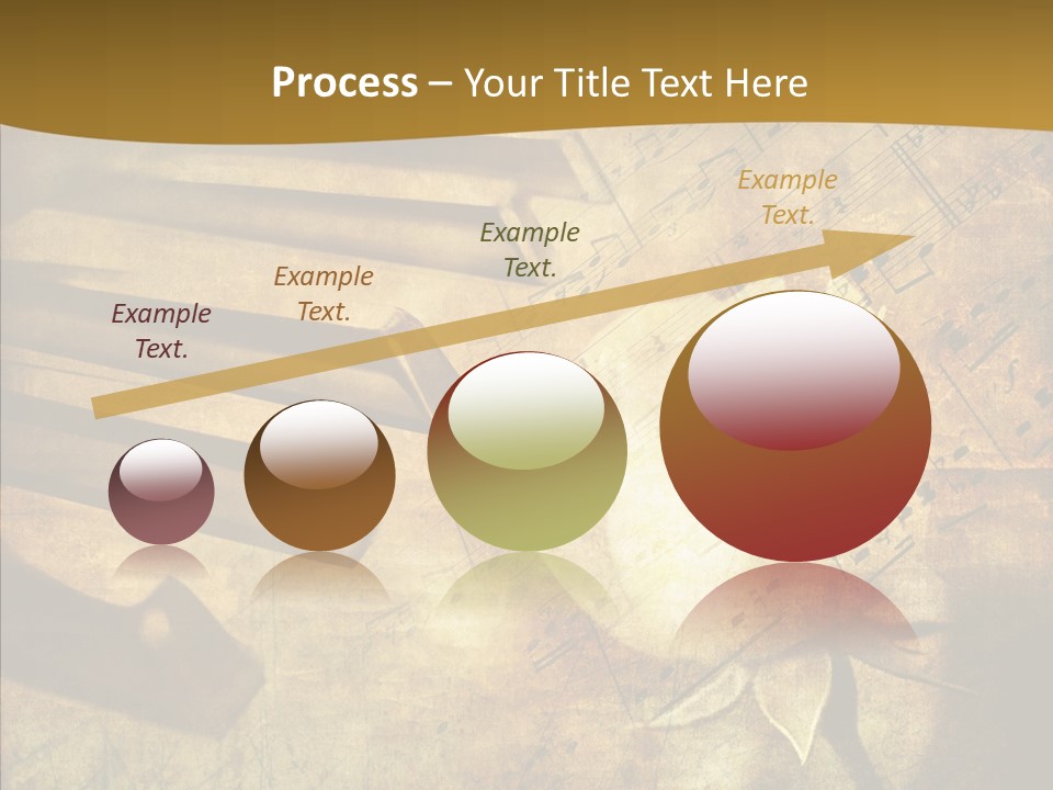 Melody Burnt Black PowerPoint Template