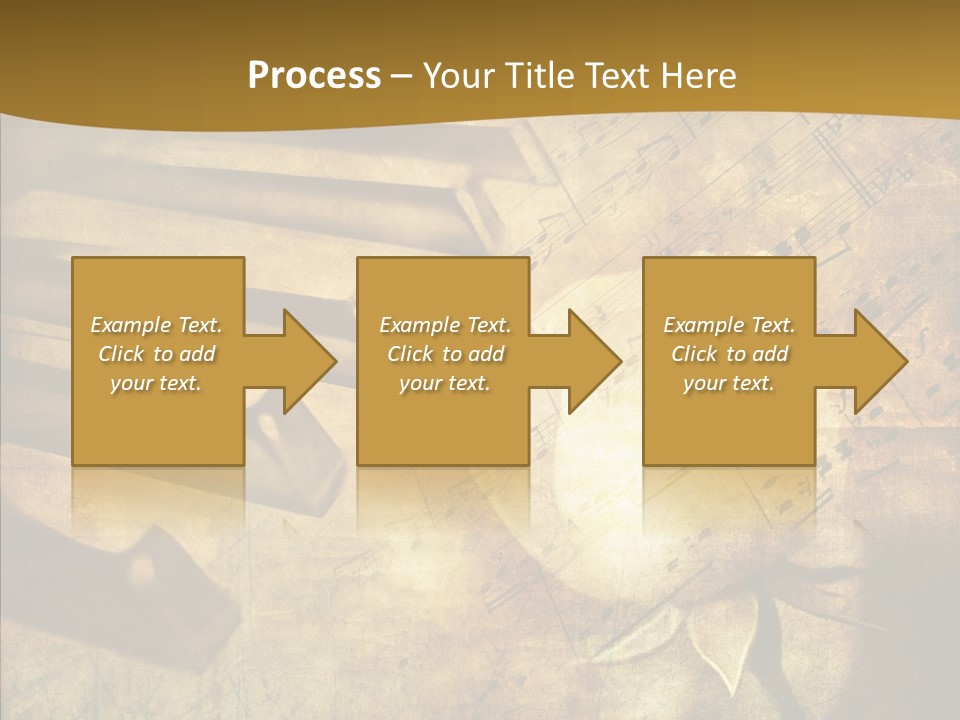 Melody Burnt Black PowerPoint Template