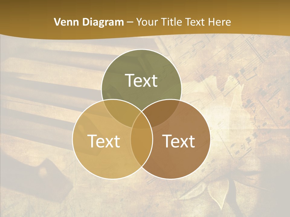 Melody Burnt Black PowerPoint Template