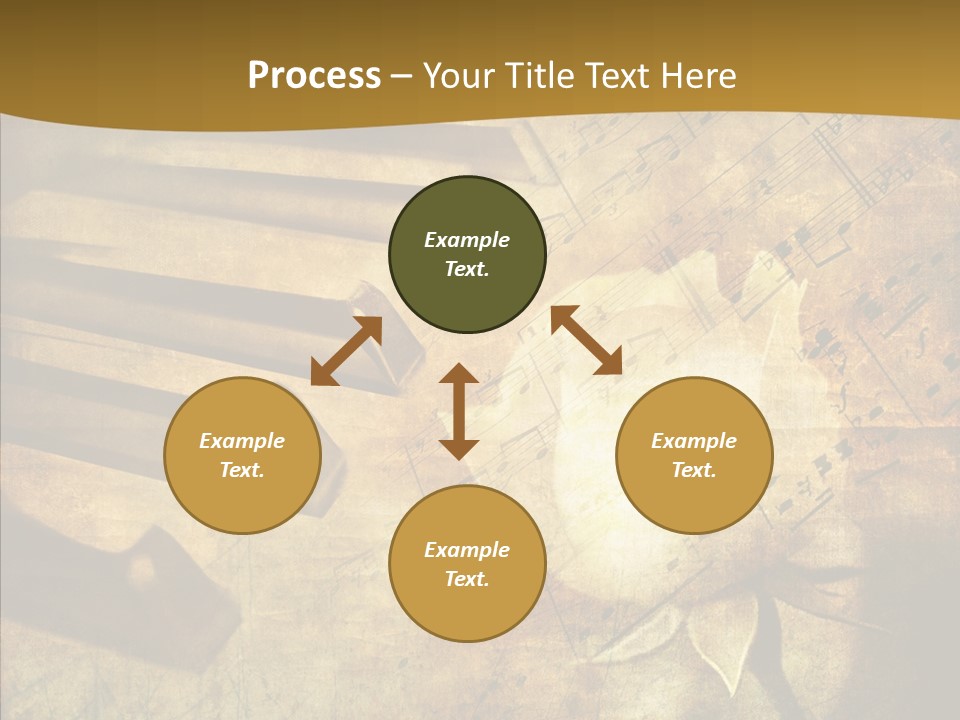 Melody Burnt Black PowerPoint Template