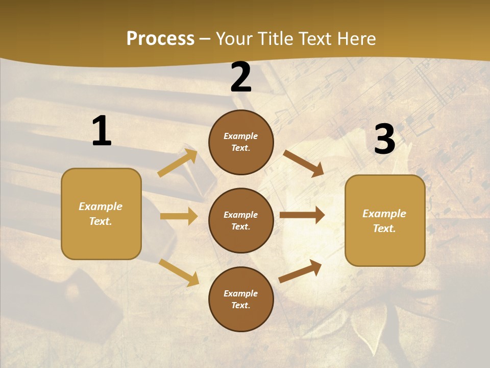 Melody Burnt Black PowerPoint Template