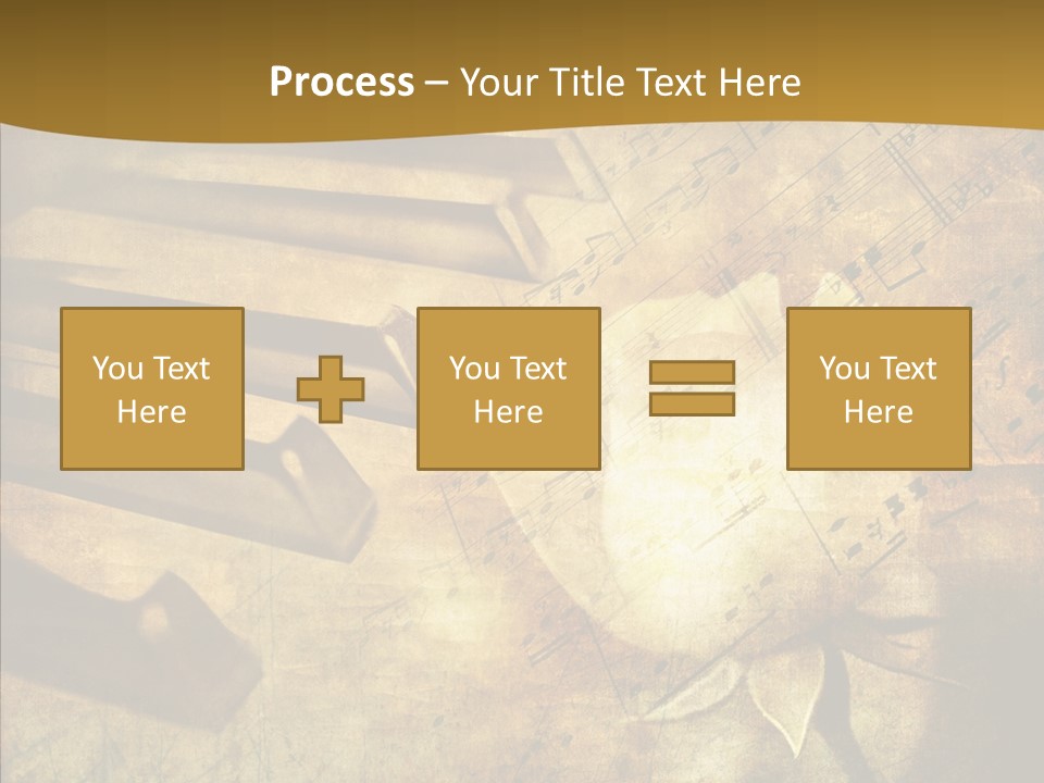 Melody Burnt Black PowerPoint Template