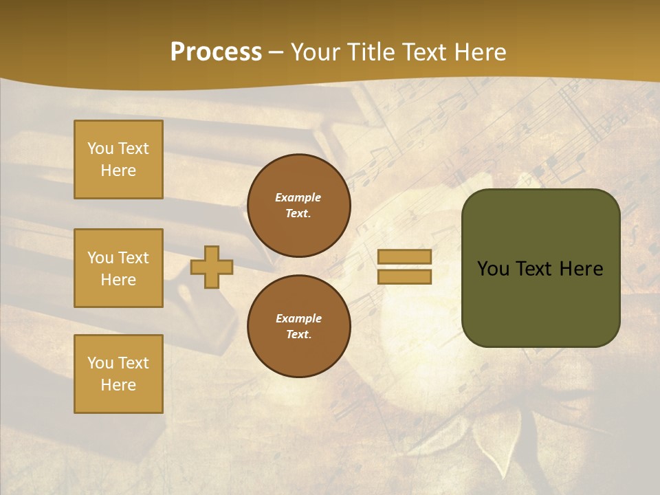 Melody Burnt Black PowerPoint Template