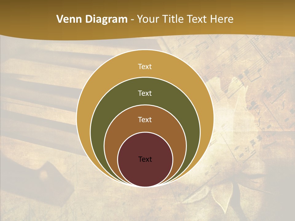 Melody Burnt Black PowerPoint Template