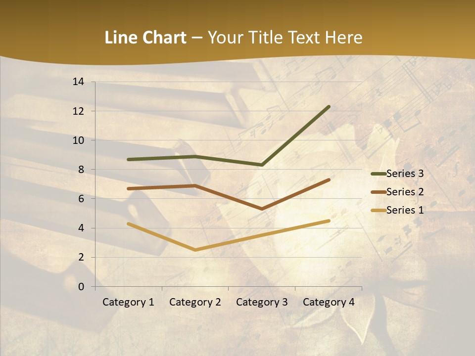 Melody Burnt Black PowerPoint Template
