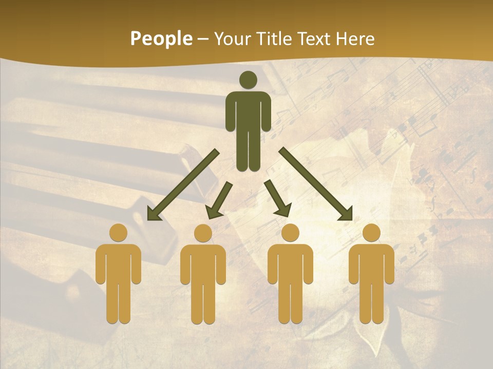 Melody Burnt Black PowerPoint Template