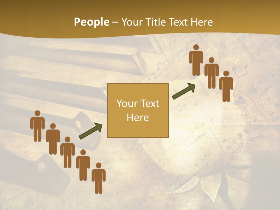 Melody Burnt Black PowerPoint Template