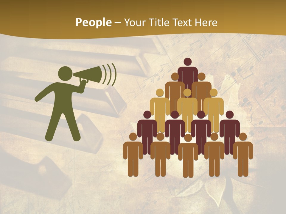 Melody Burnt Black PowerPoint Template