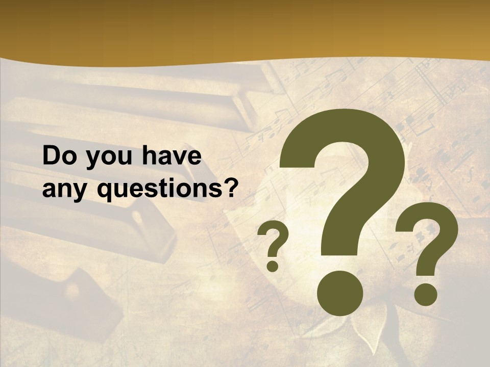 Melody Burnt Black PowerPoint Template