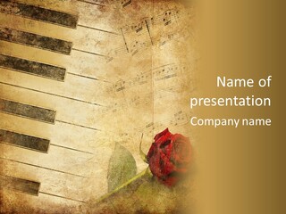 Retro Classical Wall PowerPoint Template