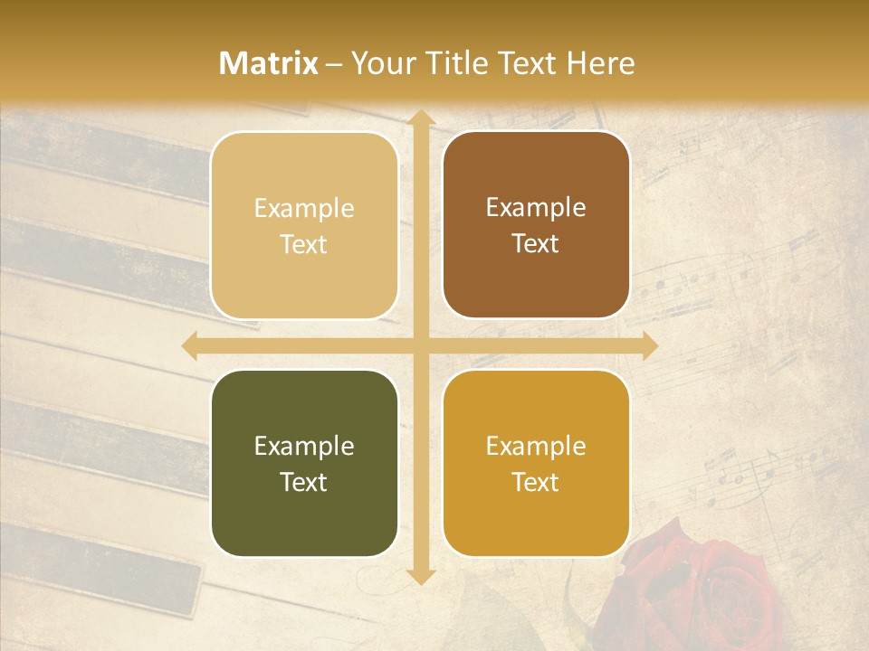 Retro Classical Wall PowerPoint Template