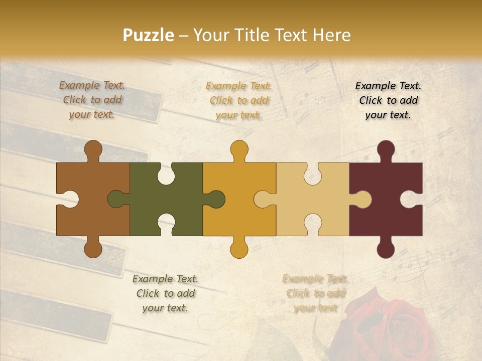 Retro Classical Wall PowerPoint Template