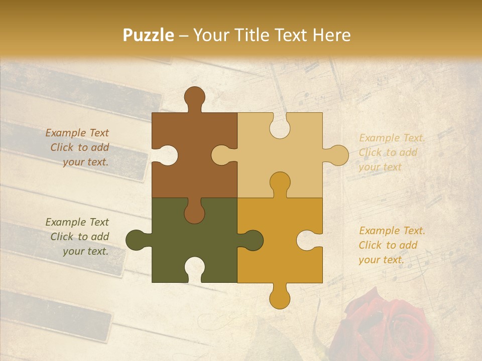 Retro Classical Wall PowerPoint Template