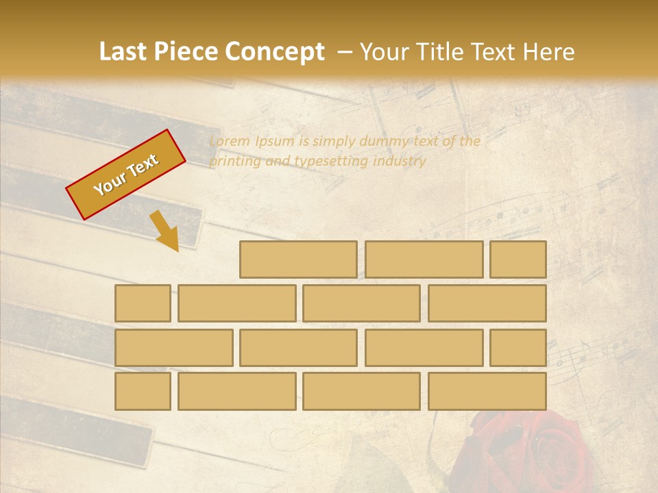 Retro Classical Wall PowerPoint Template