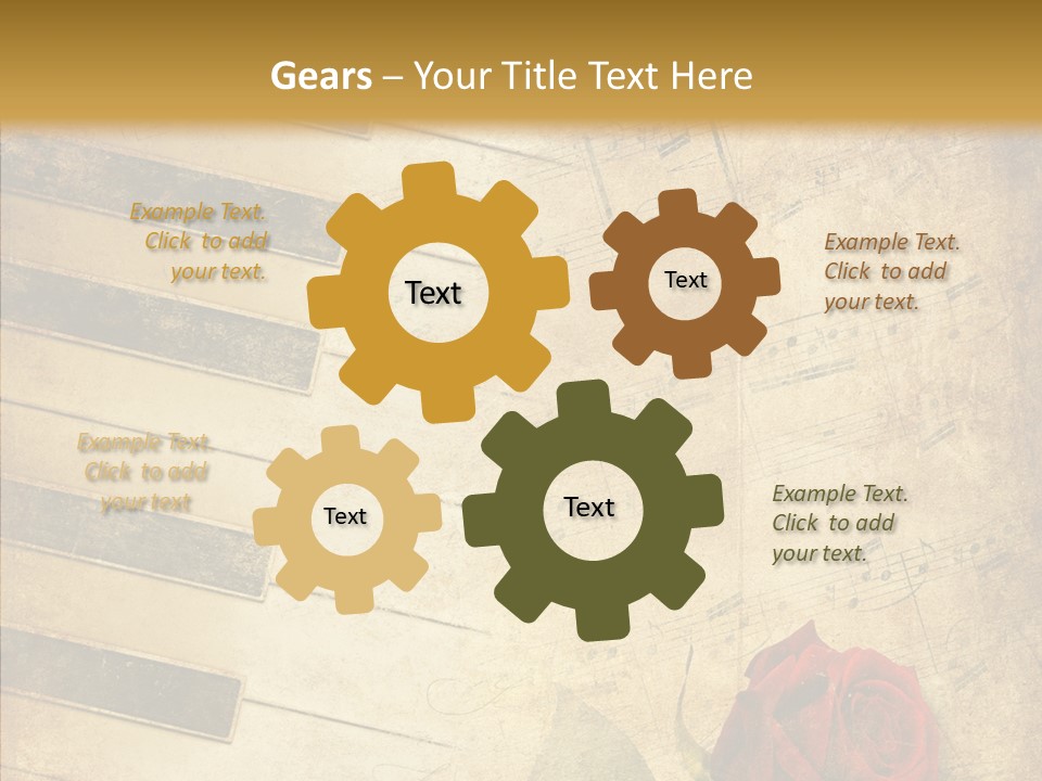 Retro Classical Wall PowerPoint Template