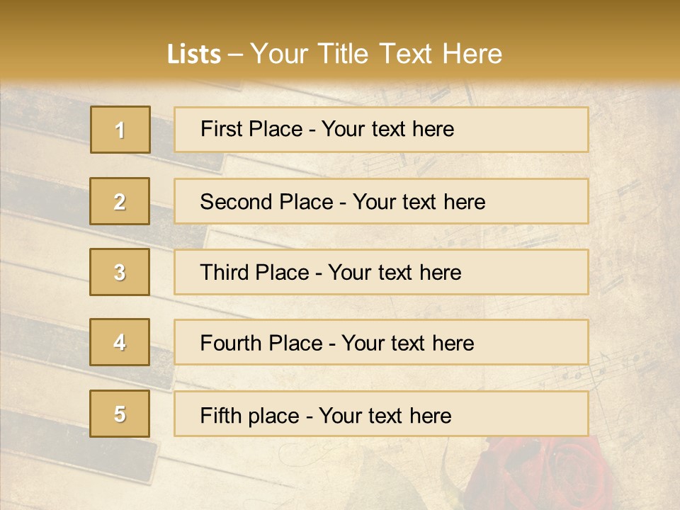 Retro Classical Wall PowerPoint Template