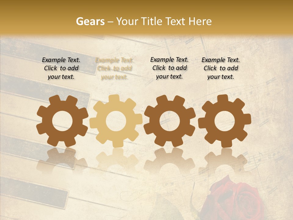 Retro Classical Wall PowerPoint Template