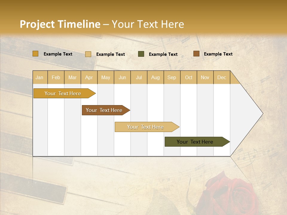 Retro Classical Wall PowerPoint Template