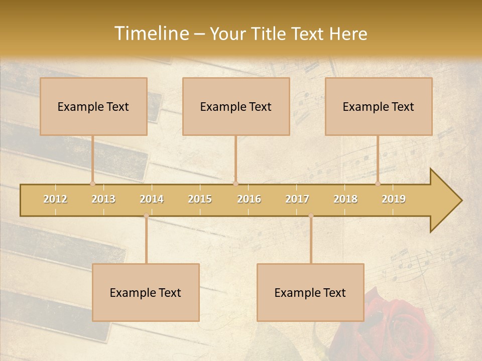 Retro Classical Wall PowerPoint Template