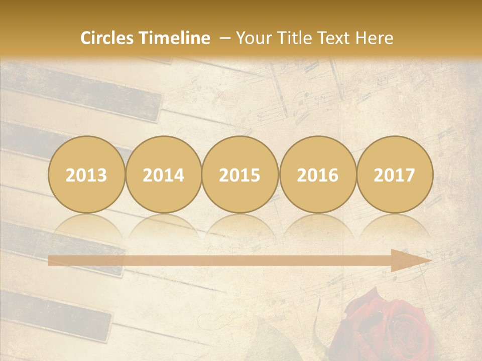 Retro Classical Wall PowerPoint Template