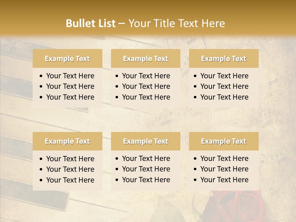 Retro Classical Wall PowerPoint Template
