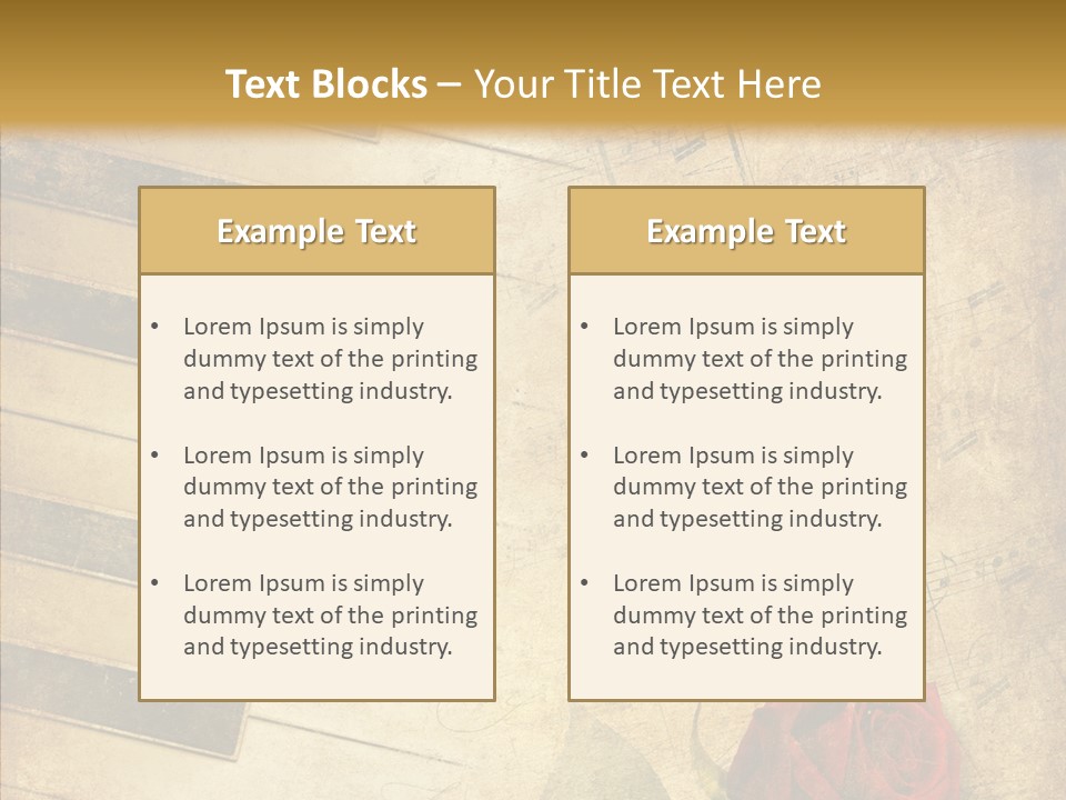 Retro Classical Wall PowerPoint Template