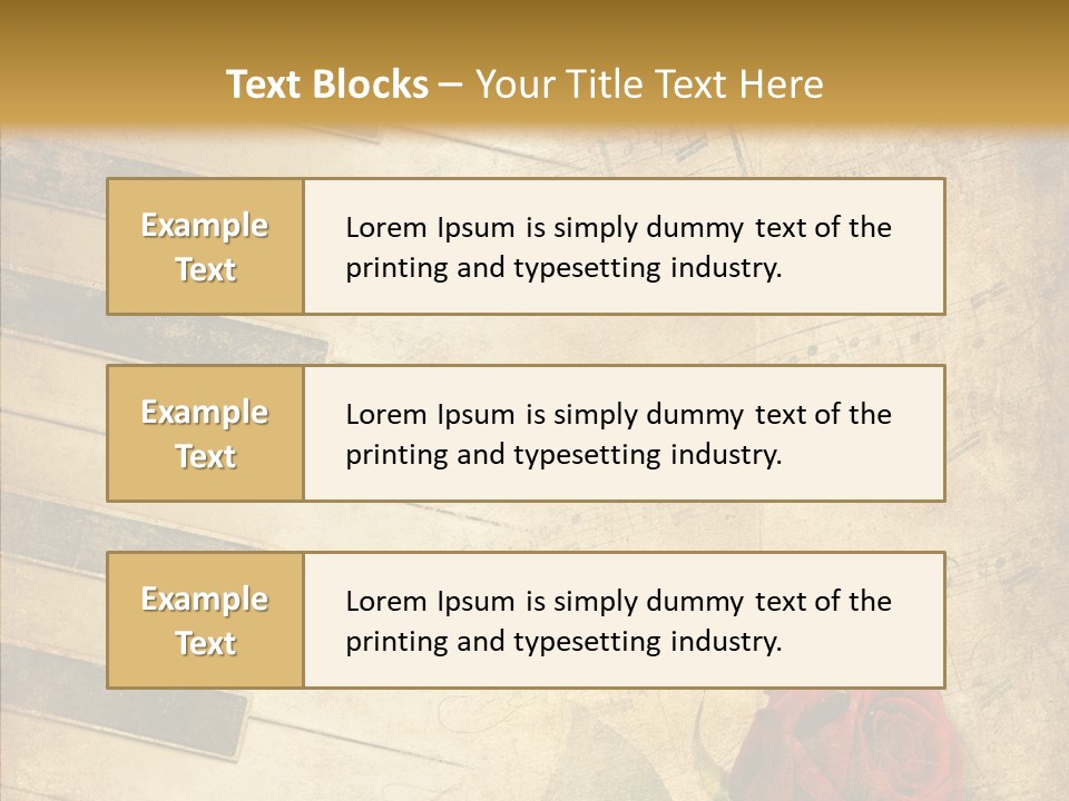 Retro Classical Wall PowerPoint Template