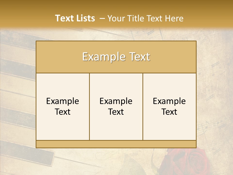 Retro Classical Wall PowerPoint Template