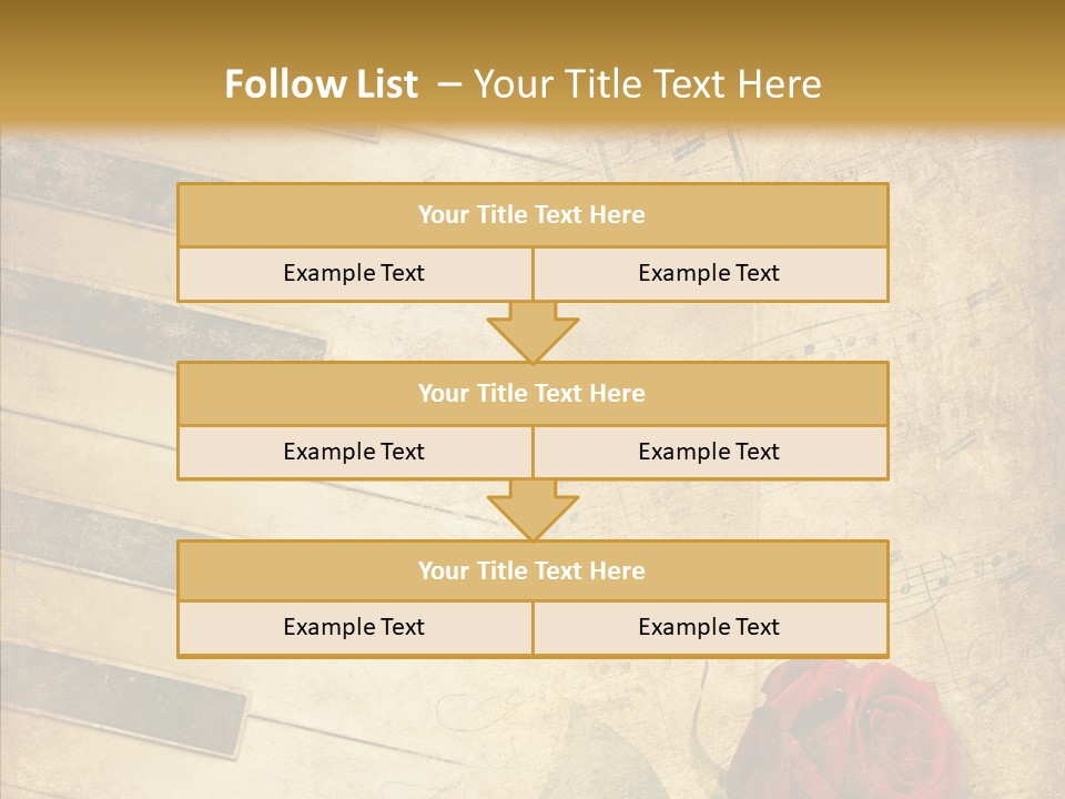 Retro Classical Wall PowerPoint Template