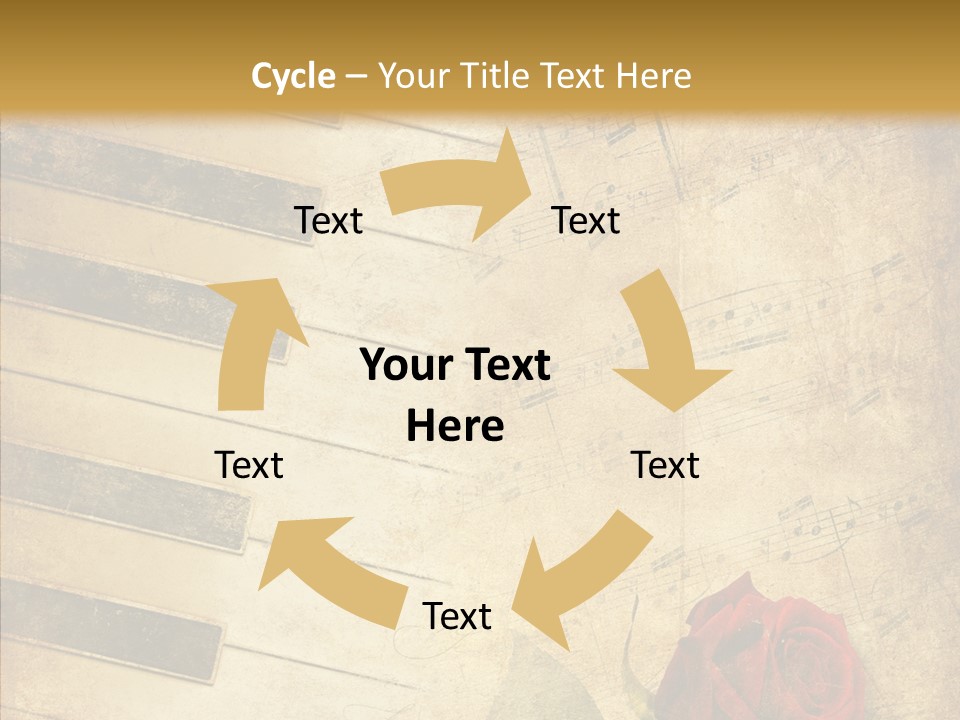 Retro Classical Wall PowerPoint Template