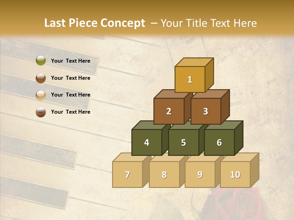 Retro Classical Wall PowerPoint Template