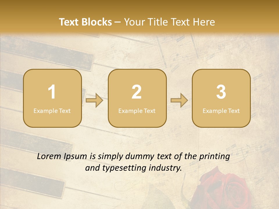 Retro Classical Wall PowerPoint Template