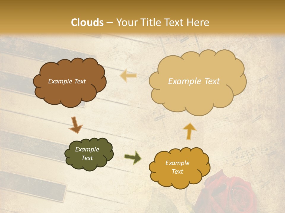 Retro Classical Wall PowerPoint Template