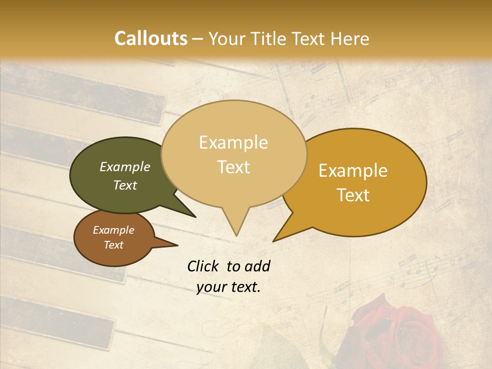 Retro Classical Wall PowerPoint Template
