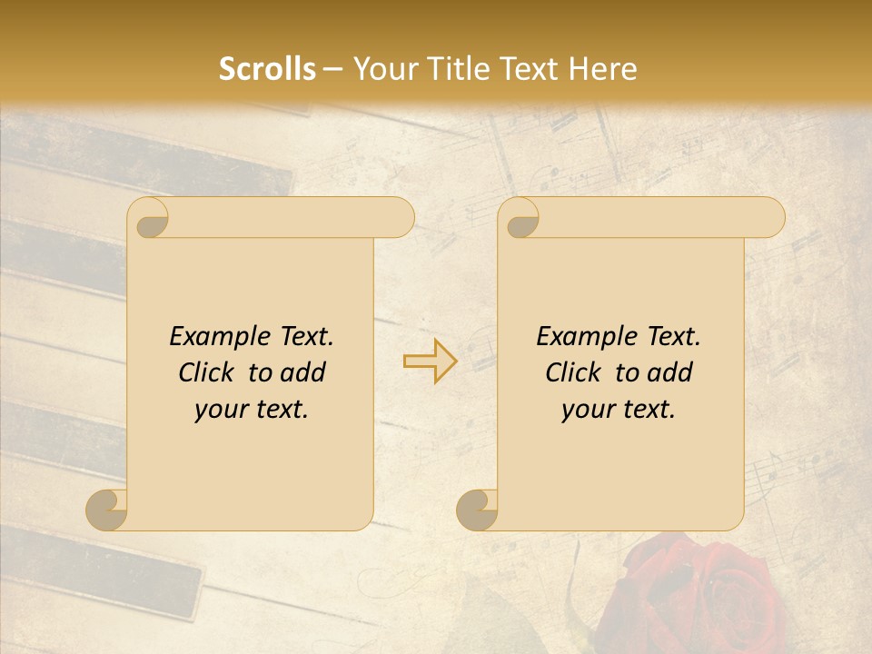 Retro Classical Wall PowerPoint Template