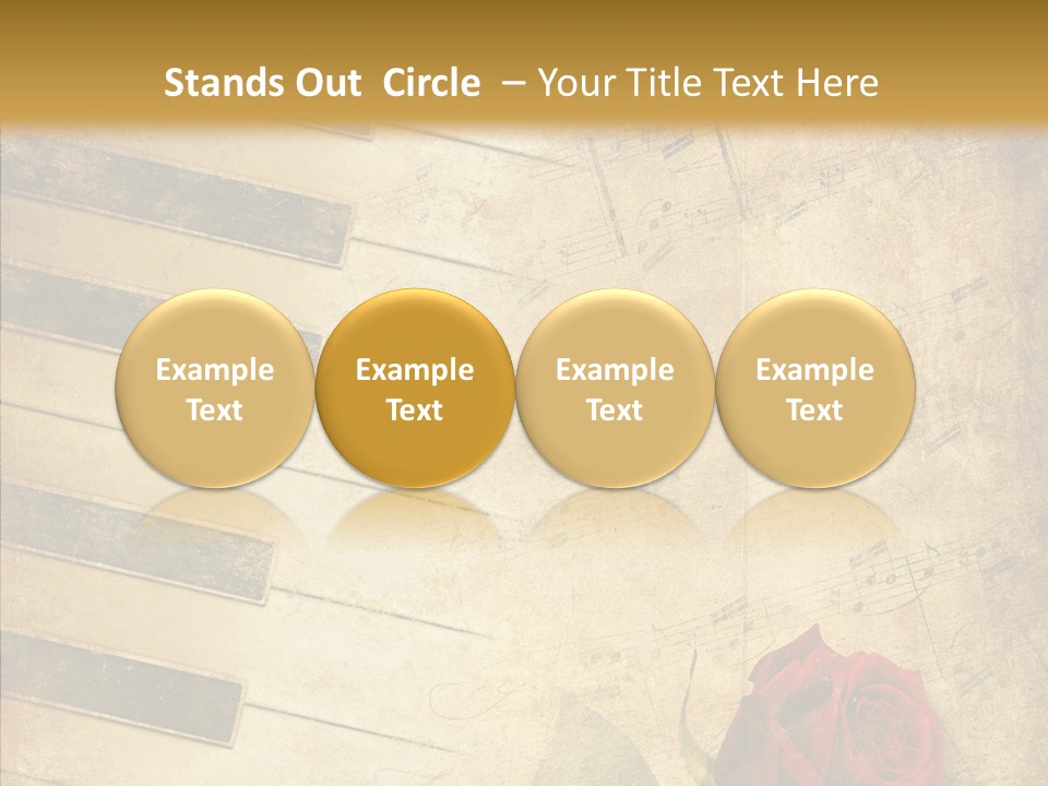 Retro Classical Wall PowerPoint Template