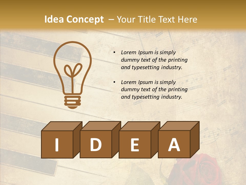 Retro Classical Wall PowerPoint Template