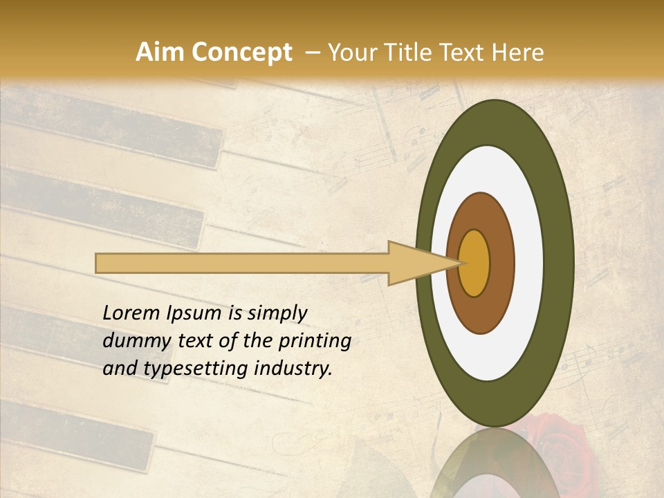 Retro Classical Wall PowerPoint Template