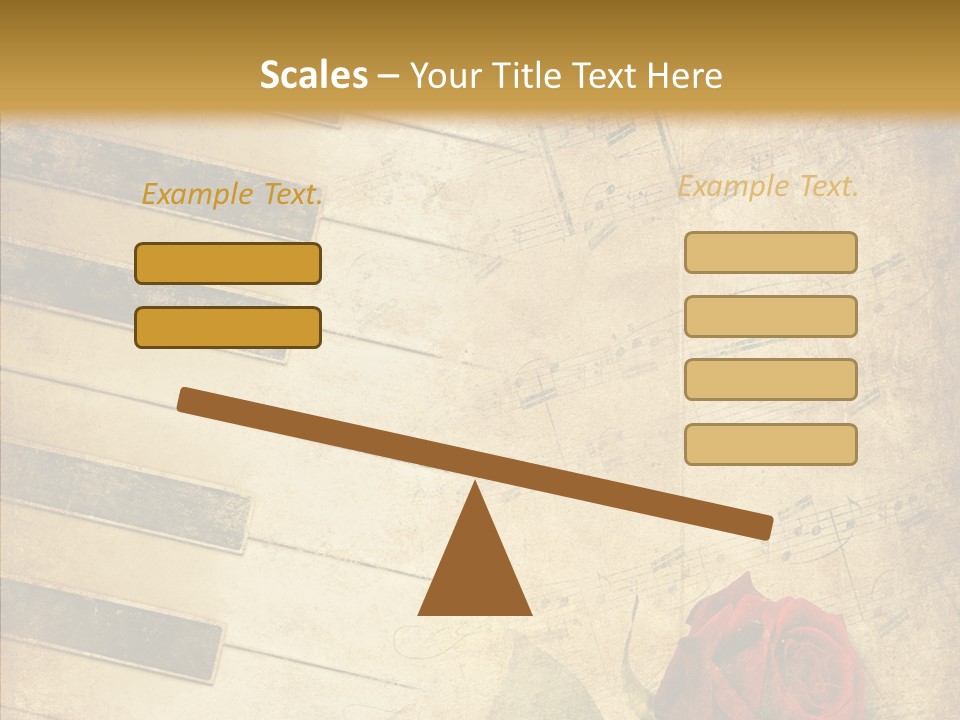 Retro Classical Wall PowerPoint Template