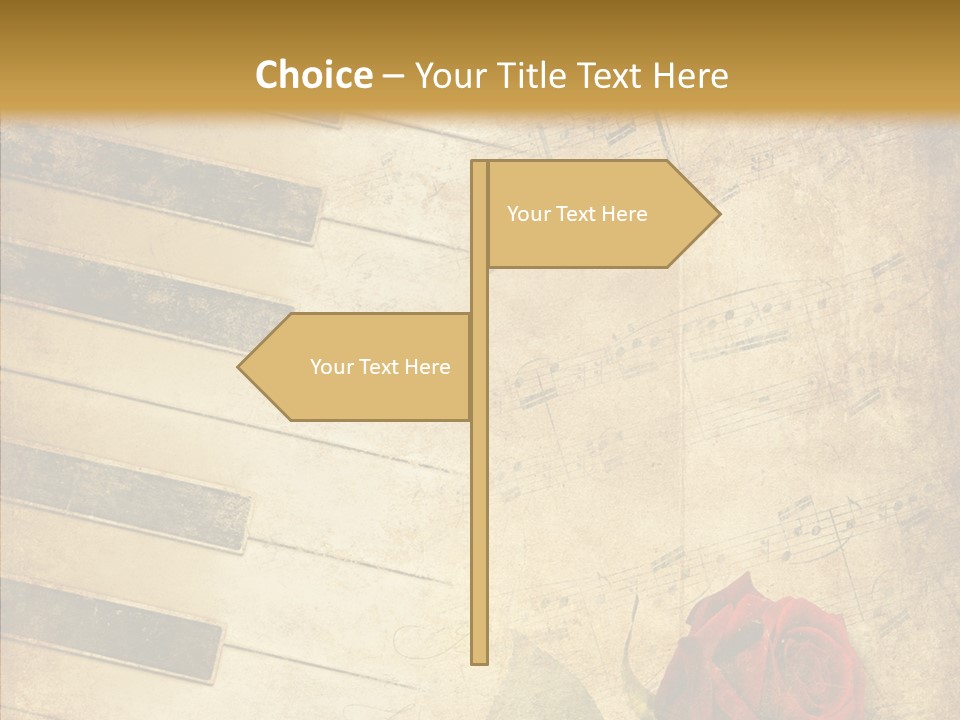 Retro Classical Wall PowerPoint Template