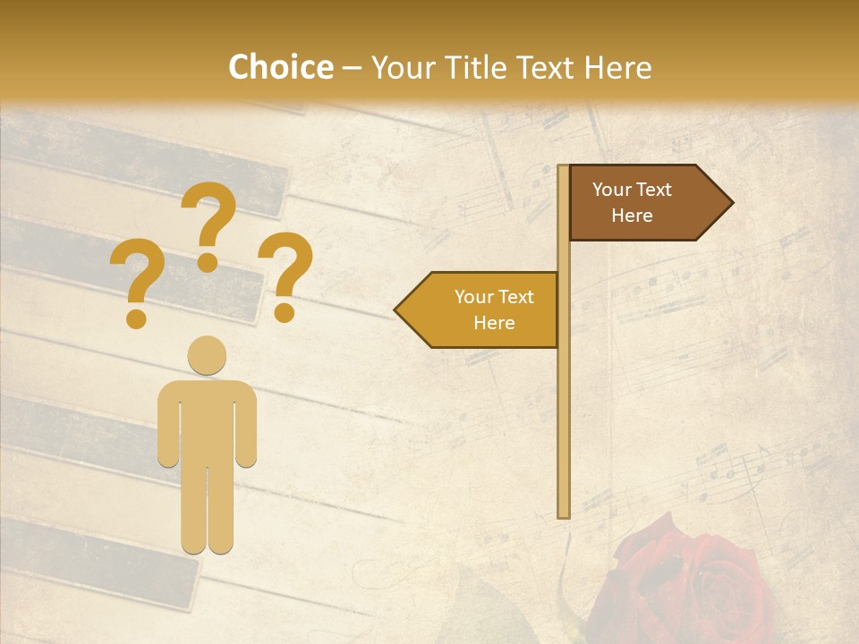 Retro Classical Wall PowerPoint Template