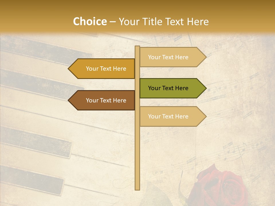Retro Classical Wall PowerPoint Template