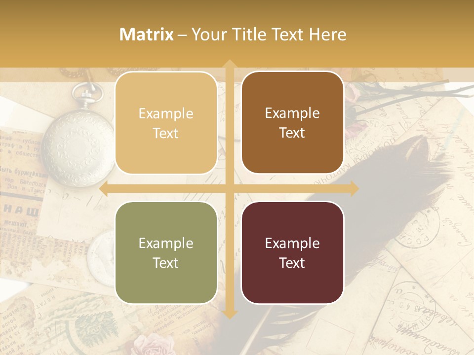 Text Blank Antique PowerPoint Template