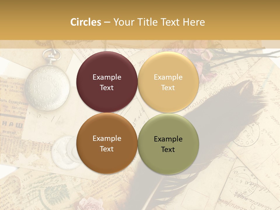 Text Blank Antique PowerPoint Template